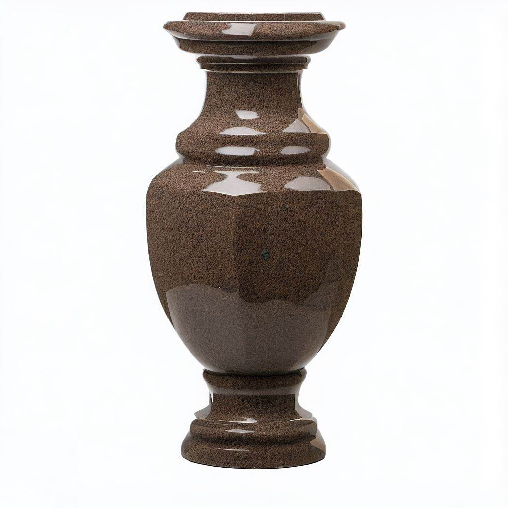Гранитная ваза для памятника из гранита "Курты"