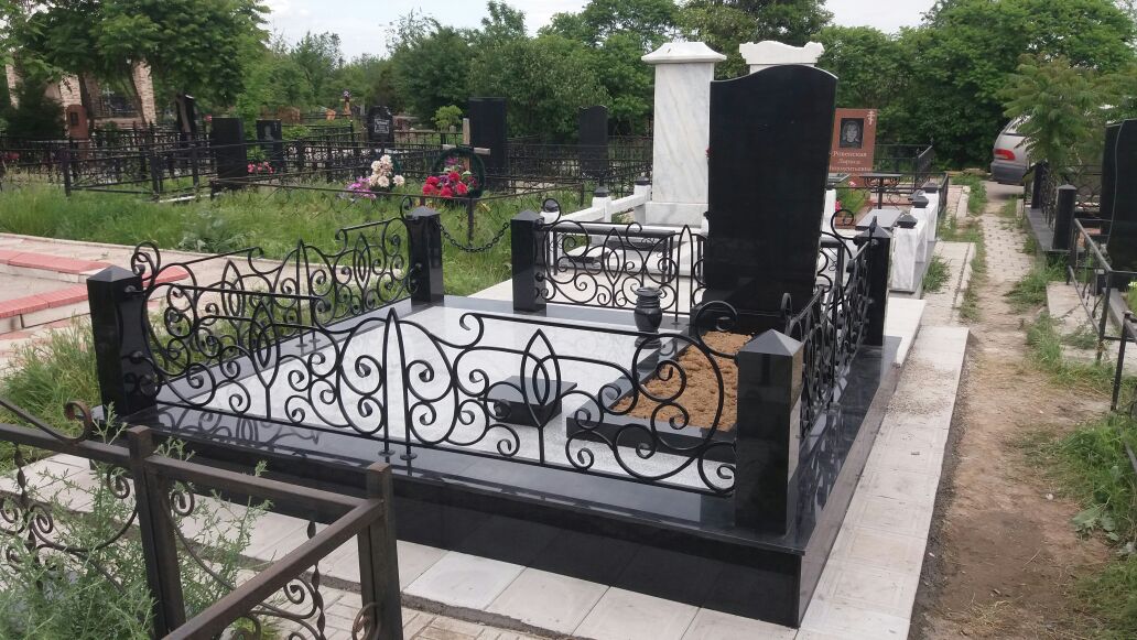 Готовая работа по облагораживанию корейской могилы в Алматы