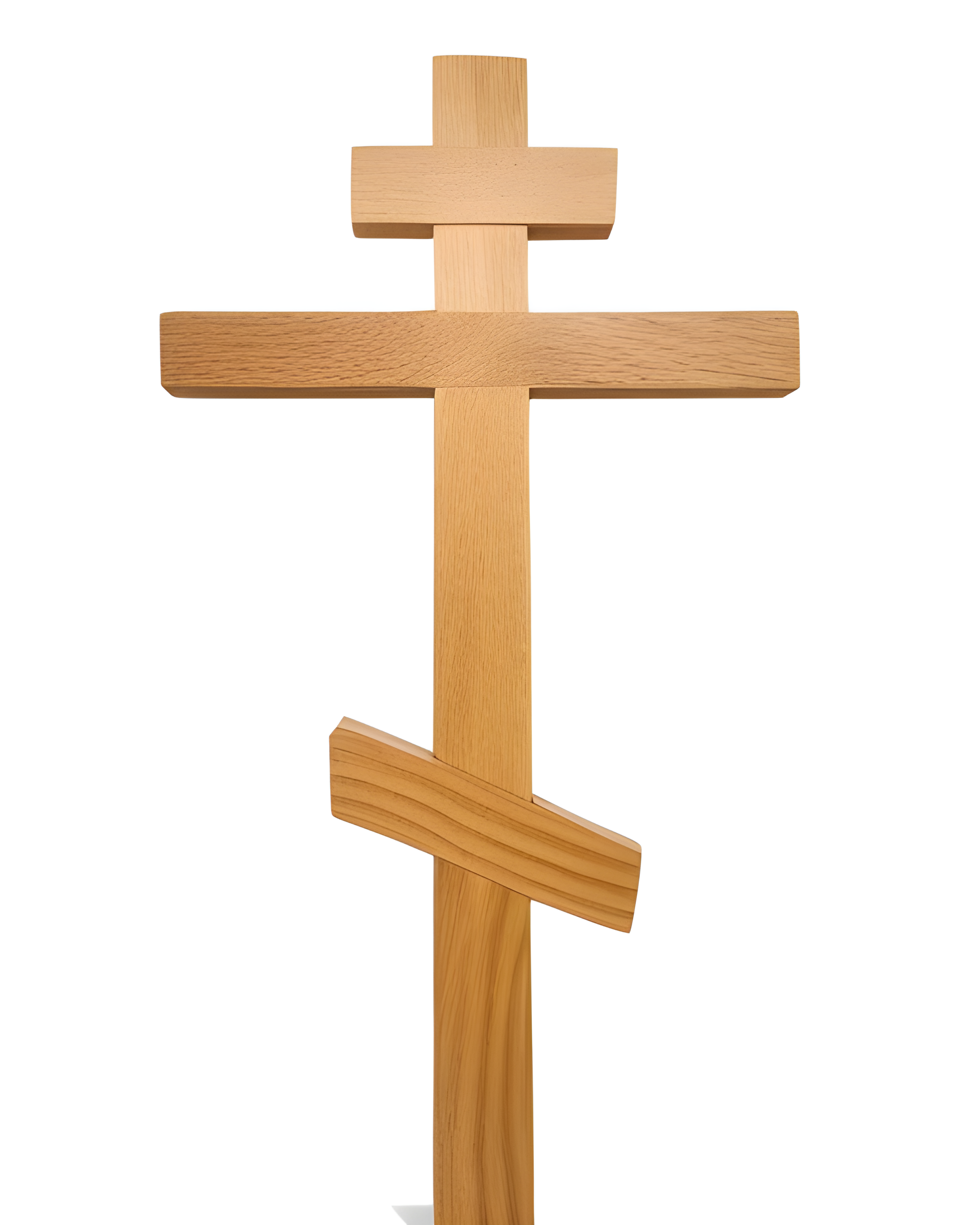 Недорогой дубовый крест на православную могилу