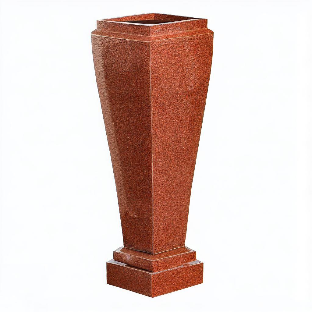 Эксклюзивная гранитная ваза из гранита "Кордай"