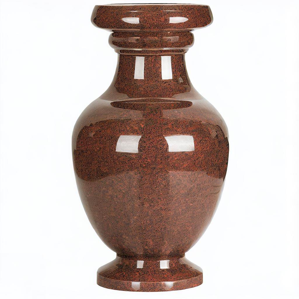 Купить гранитную вазу для кладбища в Алматы
