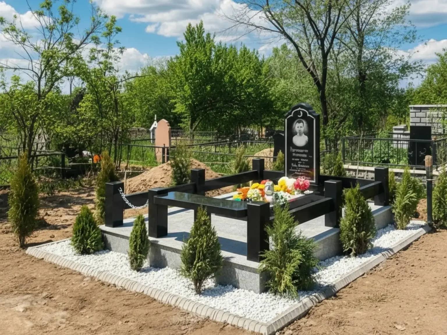 Детский памятник на могилу в Алматы