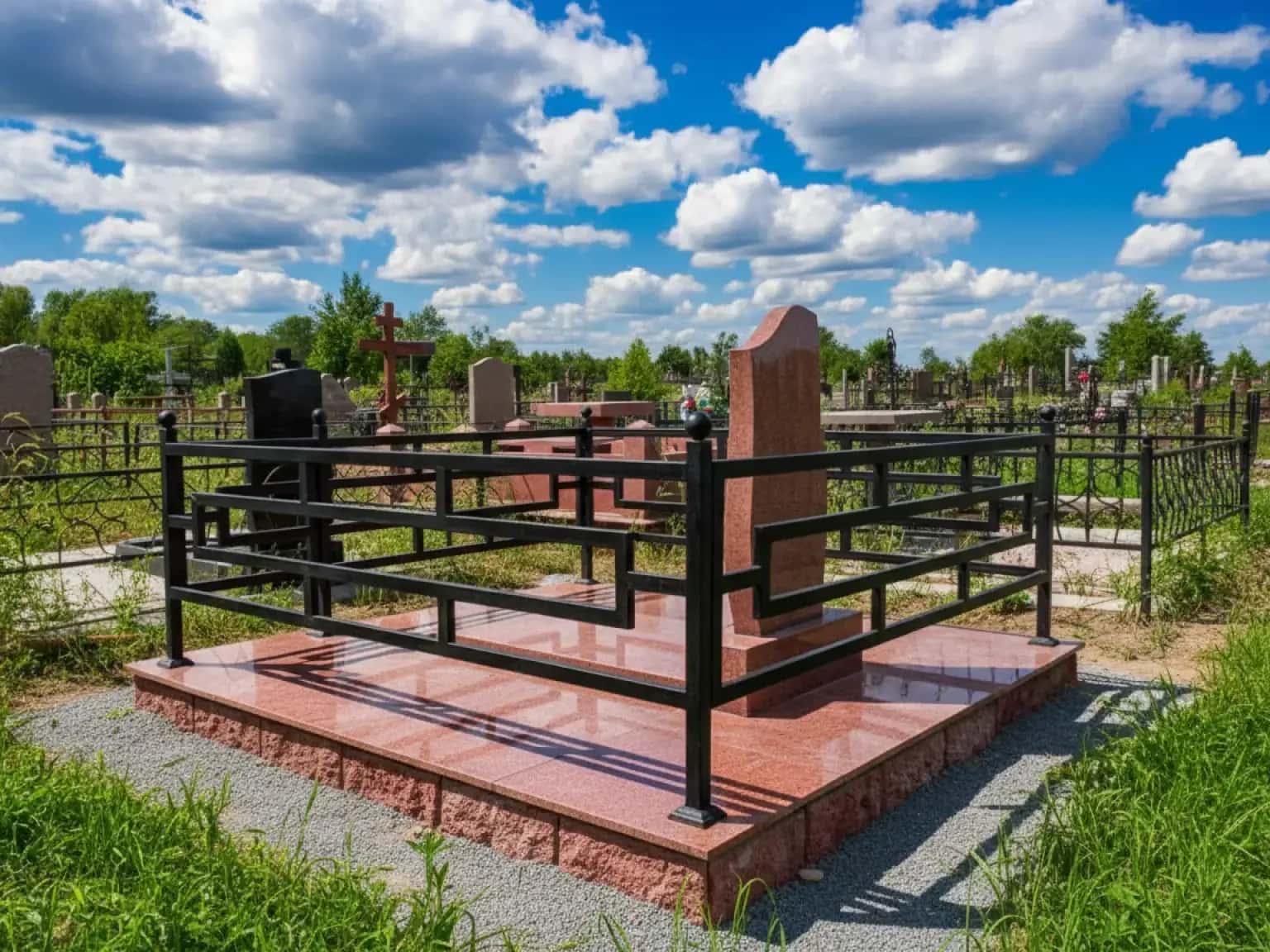 Гранитные памятники в Алматы — индивидуальные решения для достойного увековечения памяти.