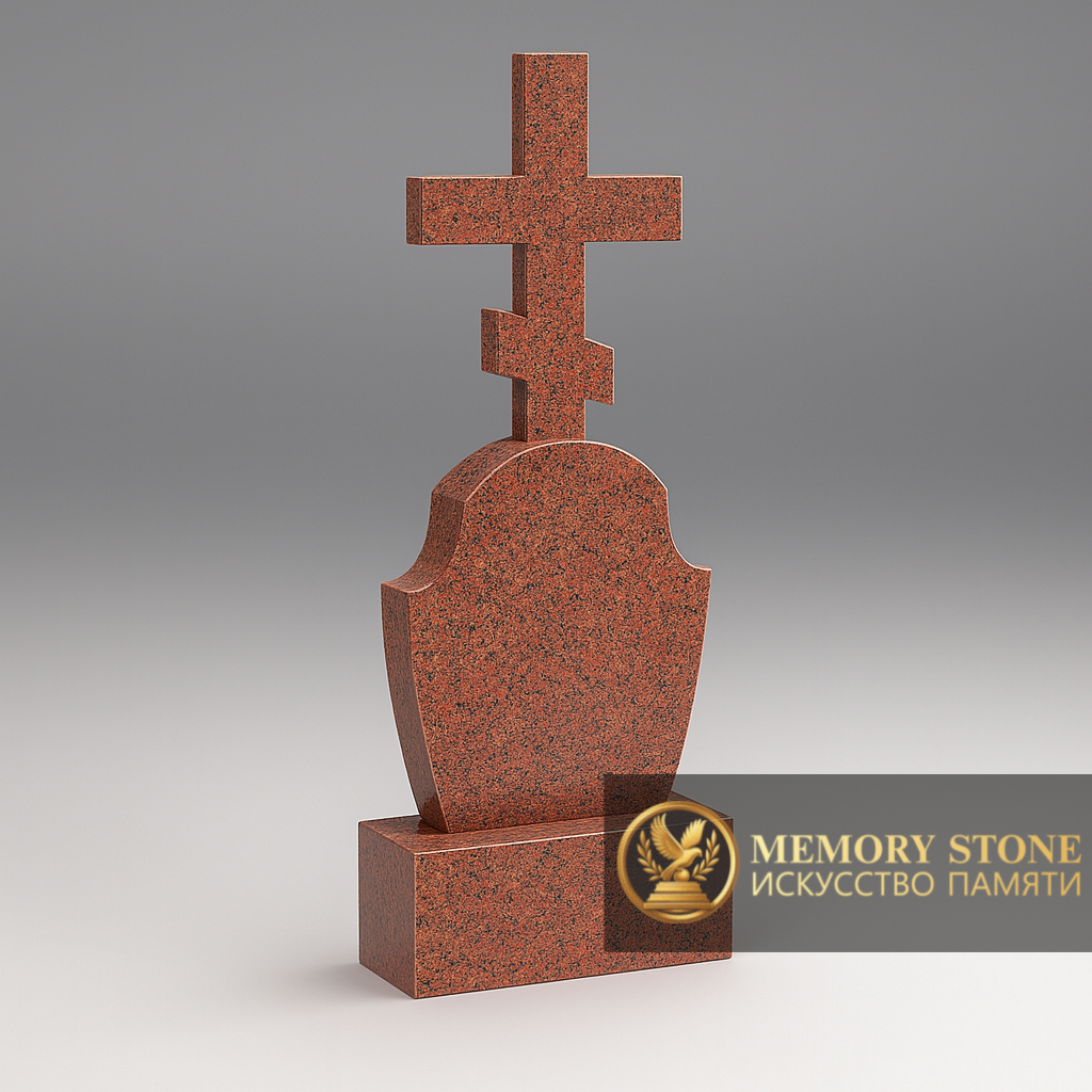 Православный памятник в виде креста "Кордай" — Символ стойкости и уверенности на века