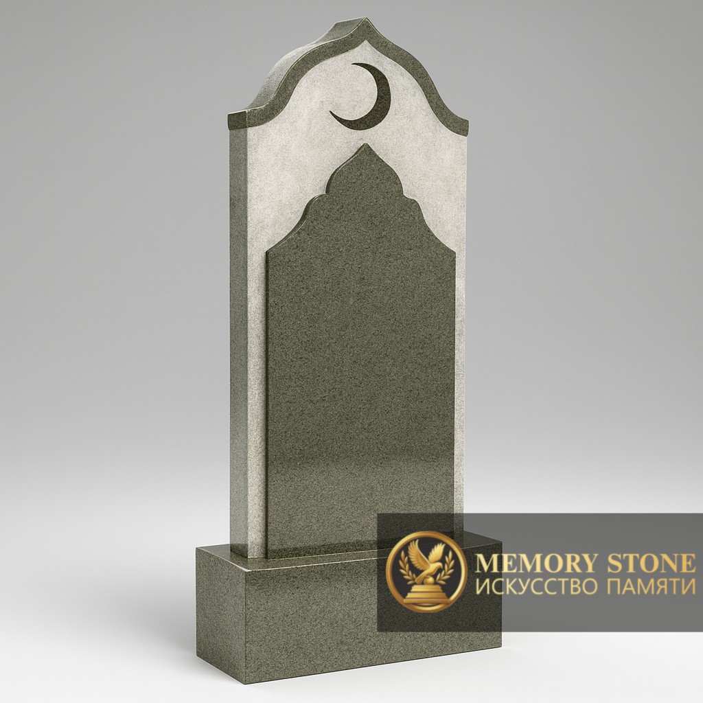 Мусульманский памятник с полумесяцем в Алматы — Деликатная обработка и стойкий результат