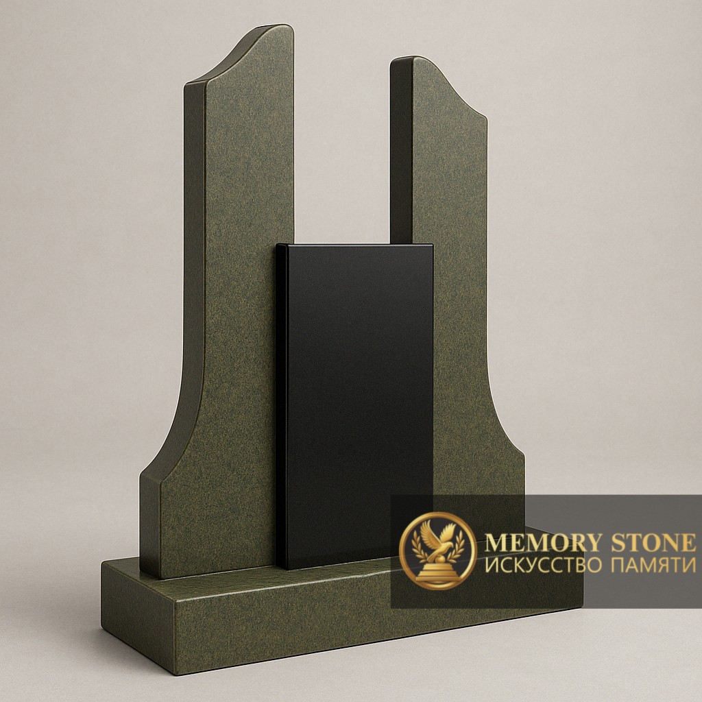 Составной памятник на кладбище — Тонкий вкус и прочная форма