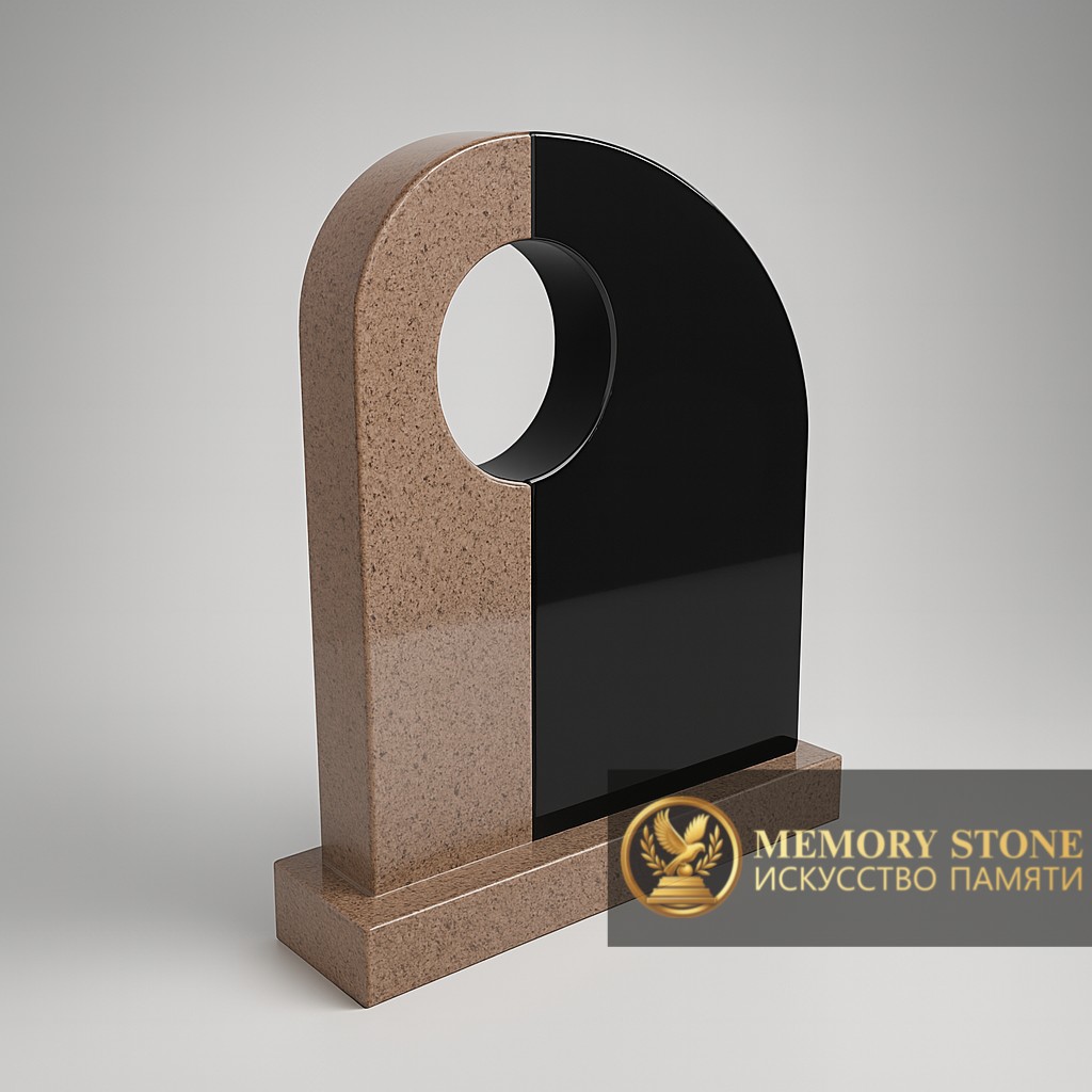 Составной памятник из гранита элитный в Алматы — Благородный материал с характером и душой