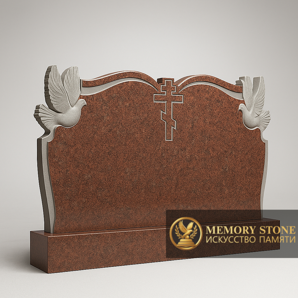 Памятник на семейное захоронение в Алматы — Натуральный камень премиум-уровня