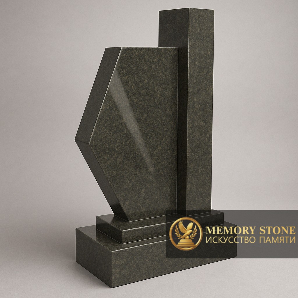 Памятник фигурный для кладбища в Алматы — Идеально выточенные линии и мягкий блеск