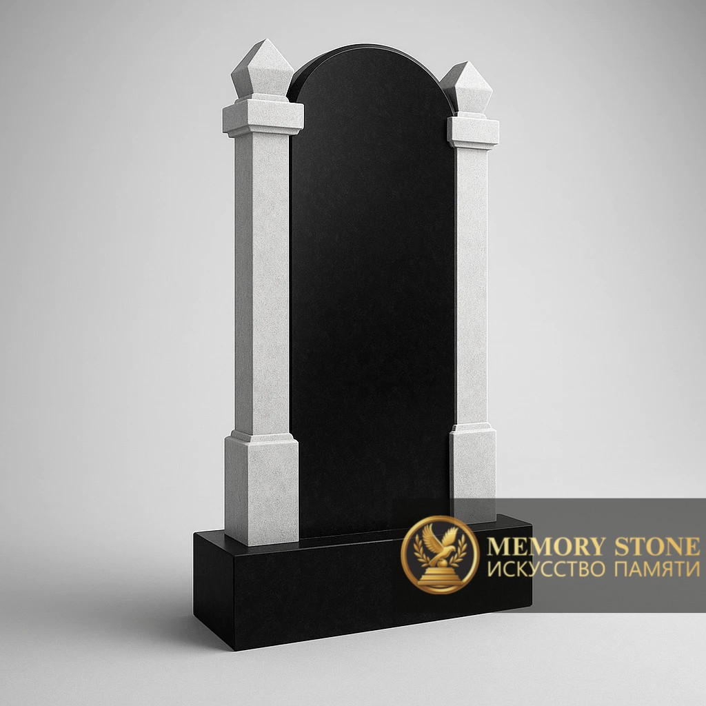 Монумент с колоннами — величие, устойчивость и безупречная симметрия