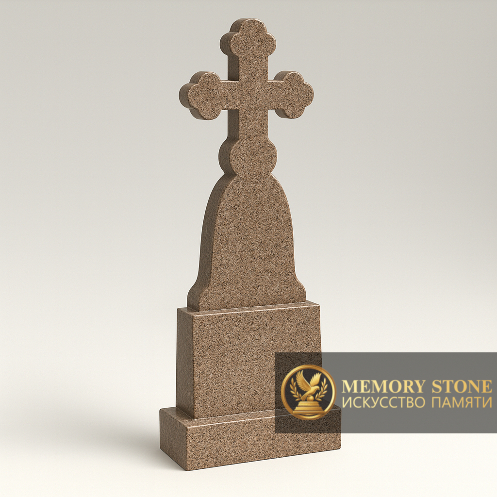Православный памятник с крестом — строгость линий и духовная основа