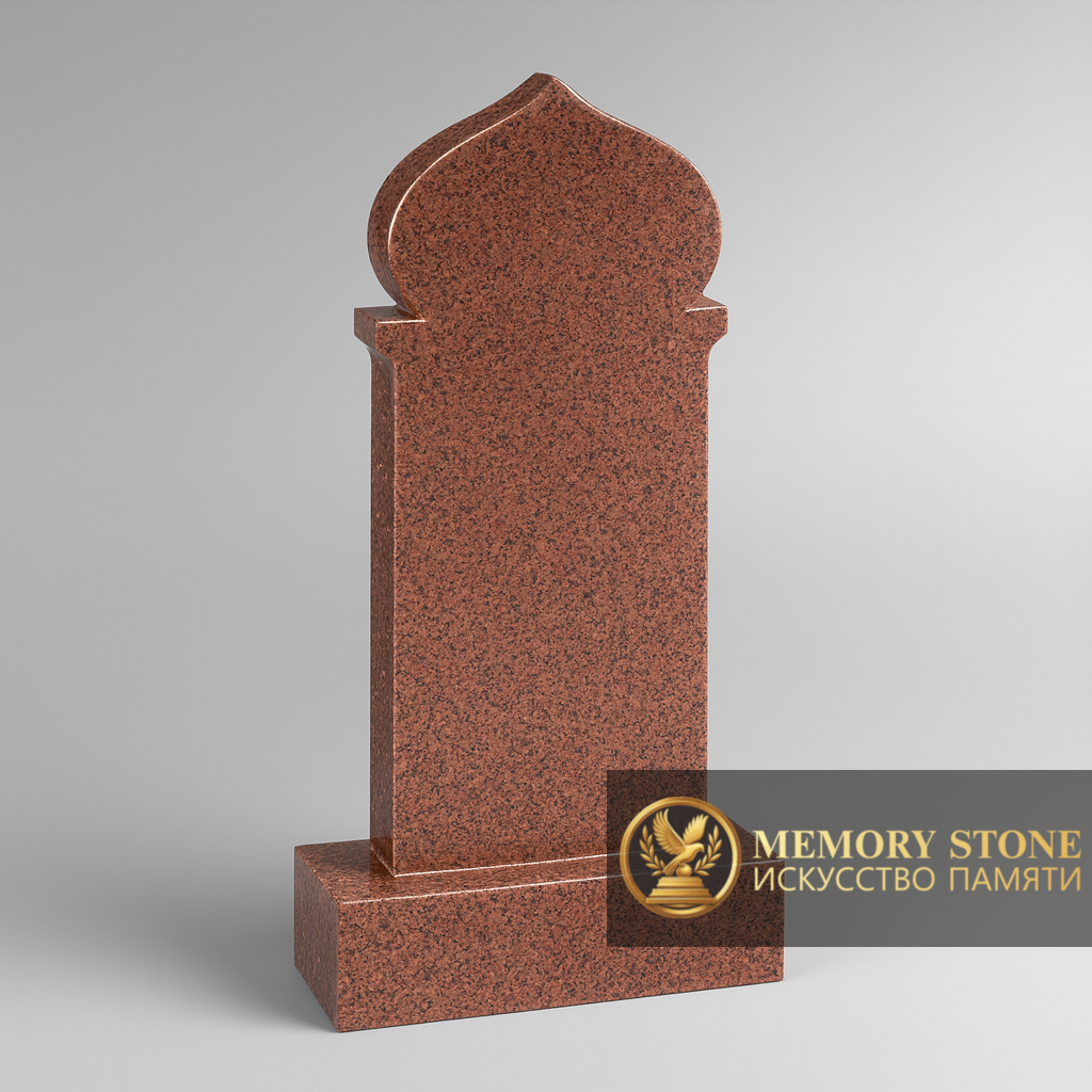 Мусульманский памятник из гранита Курдай — прочный, строгий и утончённый вариант