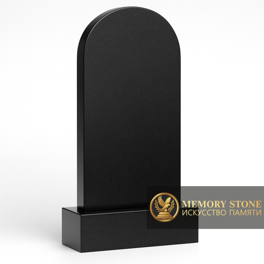 лаконичная вертикальная плита с плавным верхом без лишнего декора