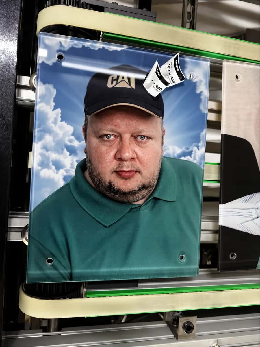 Цветной портрет на могилу в Алматы